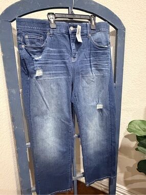 Torries Women’s Plus Bombshell Distressed Straight Jeans 20 short